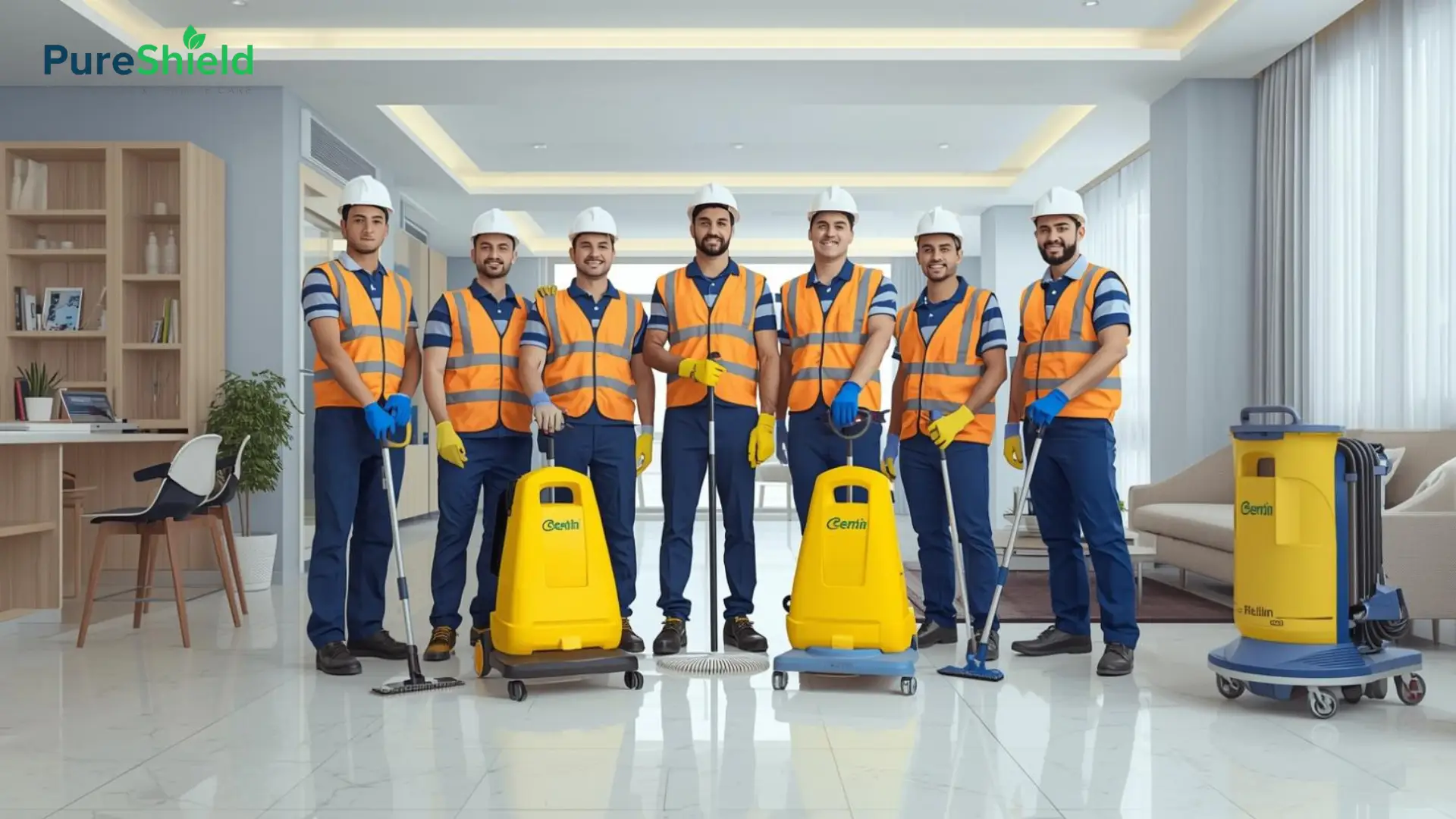 Professional cleaning mission of PureShield in Islamabad